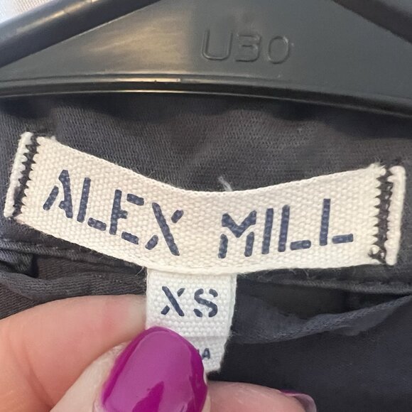 Alex Mill Women’s Jumpsuit XS Iron Grey Cotton Long Sleeves Button Pockets - Picture 5 of 16